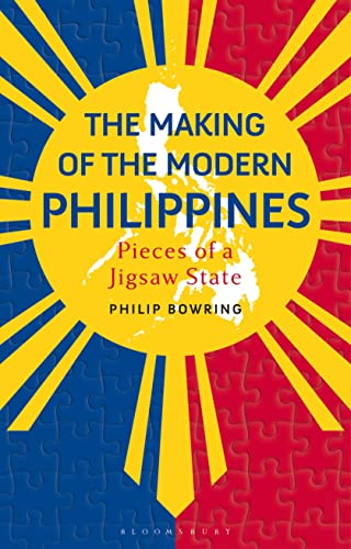 Book cover: “The Making of the Modern Philippines” with jigsaw puzzle design.