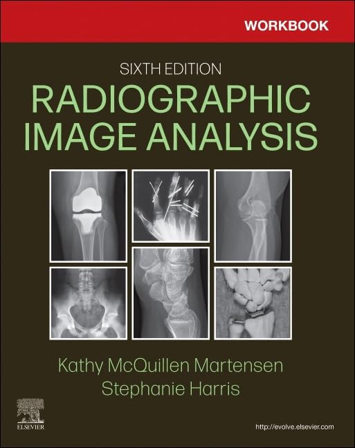 Workbook cover displaying radiographic images of bones and joints.