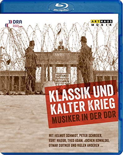 Blu-ray cover depicting the Brandenburg Gate with soldiers and barbed wire.