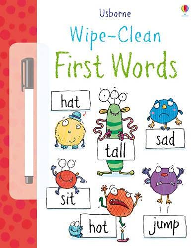 Wipe Clean First Words (Usborne Wipe Clean Books)