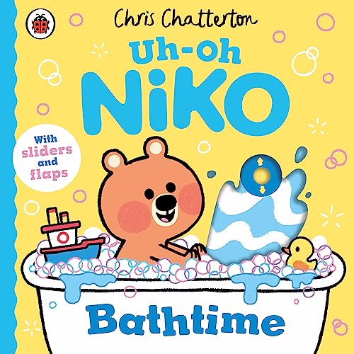 Uh-Oh, Niko: Bathtime : a push, pull and slide story