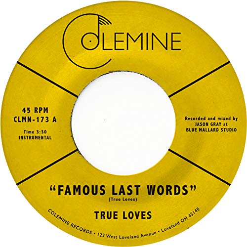 True Loves - Famous Last Words [7"] [VINYL]