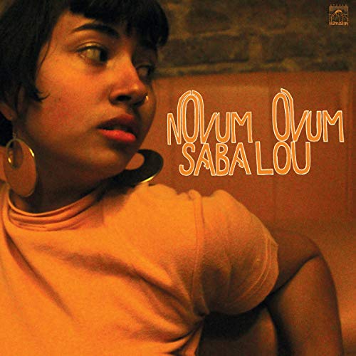 Album cover for Saba Lou’s “Novum Ovum” featuring a portrait of a woman.