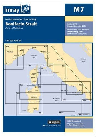 Imray Chart M7: Bonifacio Strait (M Series)