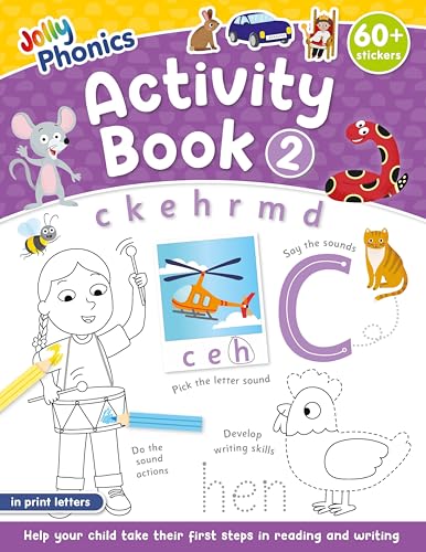 Jolly Phonics Activity Book 2 : in Print Letters (American English edition)