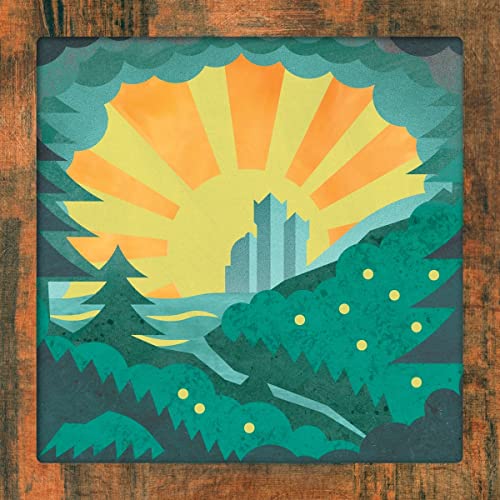 Various - THROUGH THE DEEP, DARK VALLEY (ORANGE & YELLOW DELUXE) [VINYL]