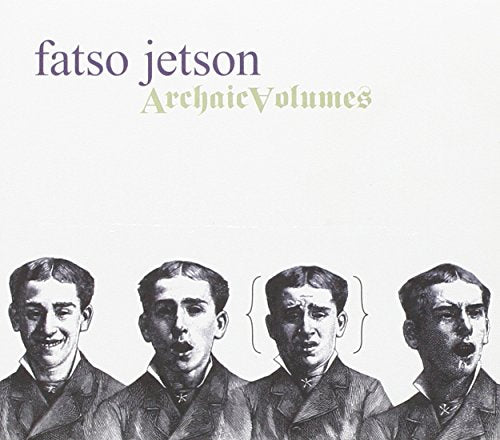 CD cover for Fatso Jetson’s “Archaic Volumes” featuring four vintage portraits.