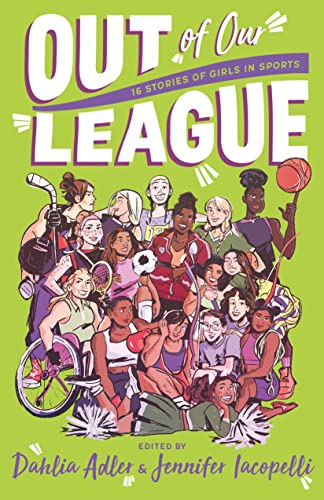 Book cover depicting diverse girls participating in various sports.