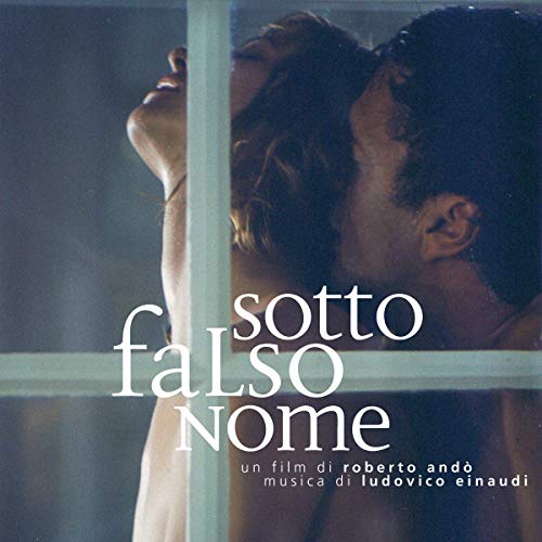 CD cover for “Sotto Falso Nome” featuring a couple embracing, with text.