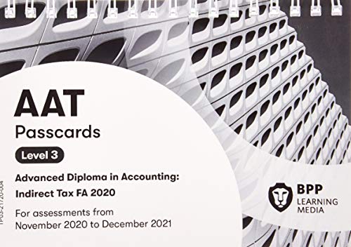 AAT Indirect Tax FA2020: Passcards