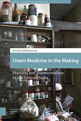 Book cover featuring a pharmacy shelf filled with medicine jars and a man.