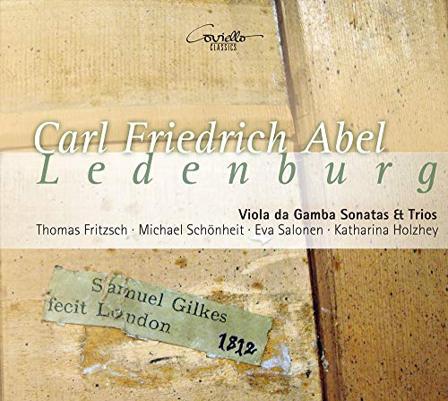 CD cover for Carl Friedrich Abel’s “Viola da Gamba Sonatas & Trios.”