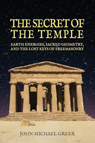 Book cover with temple ruins against a starry night sky.