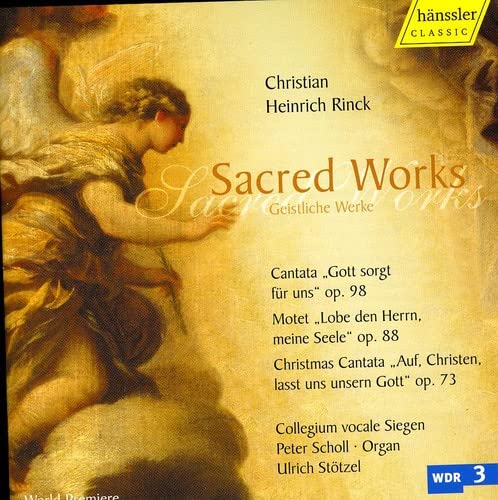 Stoetzel Collegium Vocale Des - Rincksacred Works [CD]