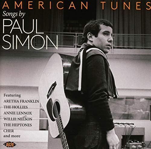 CD cover: Paul Simon with guitar, “American Tunes” tribute album.