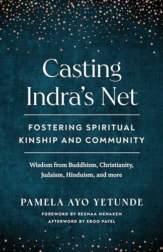 Book cover with teal background, white text, and scattered copper dots.