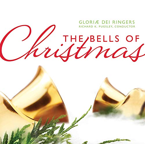 CD cover for "The Bells of Christmas" featuring handbells and greenery.