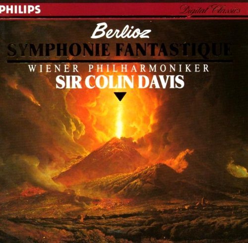 CD cover for Berlioz’s Symphonie Fantastique depicting a volcanic eruption.