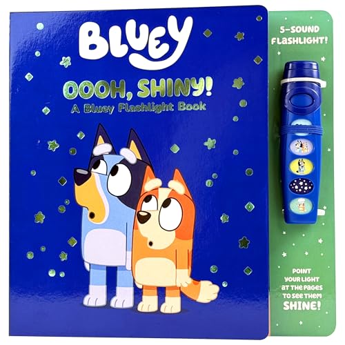 Bluey: Oooh, Shiny! A Bluey Flashlight Book Sound Book [ボードブック] [2025] PI Kids