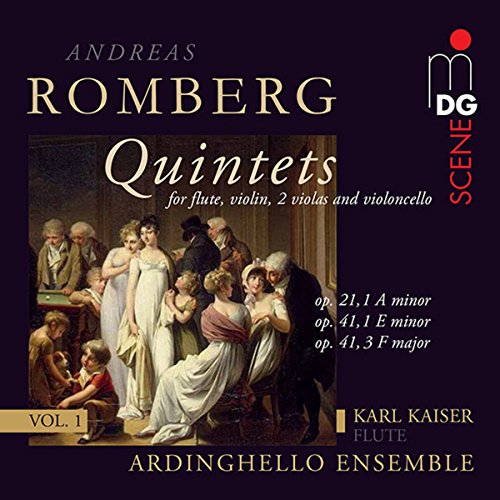Ardinghello Ensemble / Karl Ka - Andreas Romberg: Flute Quintets Vol. 1 - Quintets op. 21 [CD]