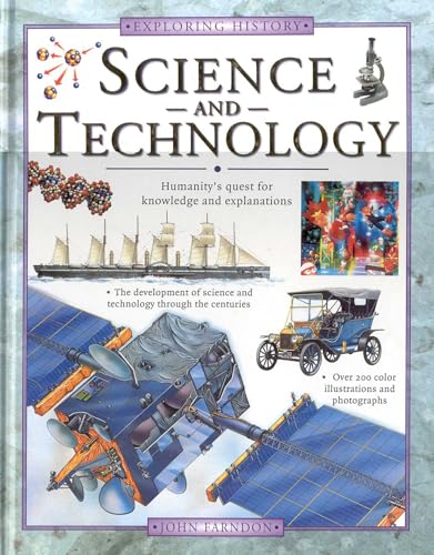Book cover: "Science and Technology" with images of historical inventions.