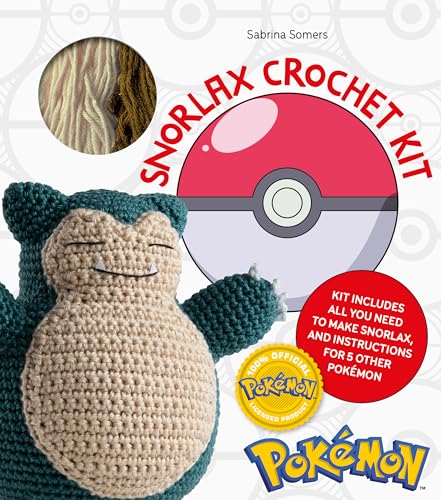 PokeMon Crochet Snorlax Kit : Includes Materials to Make Snorlax and Instructions for 5 Other PokeMon