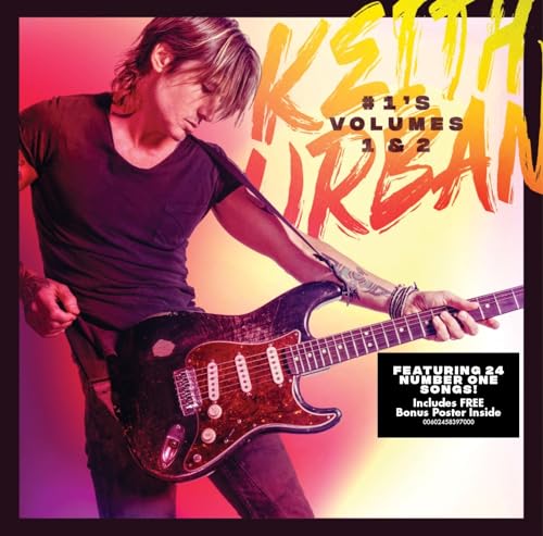 Keith Urban album cover featuring him playing an electric guitar.