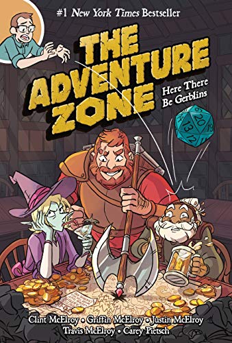 Comic book cover featuring three fantasy characters at a table with gold and dice.