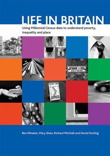 Book cover with collage of images depicting British life and society.