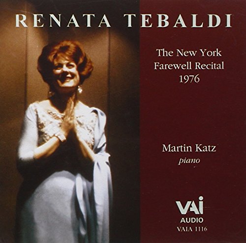 Tebaldi - Renata Tebaldi - New York Farewell Recital [IMPORT] [CD]