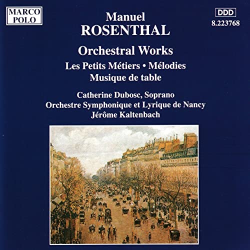 Kaltenbachnancy Symp Orch - Rosenthal Orchestral [CD]