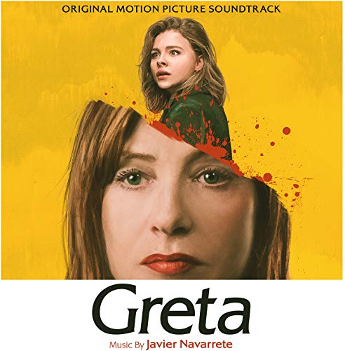 Greta" movie soundtrack vinyl cover featuring two distressed women’s faces.