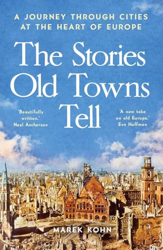 Book cover showing a damaged historic European city skyline under a blue sky.