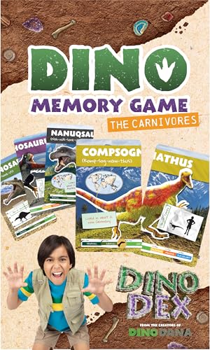Dino Memory Game: The Carnivores : (Dinosaurs for Kids, Memory Card Game for Kids, Fossils, Prehistoric)