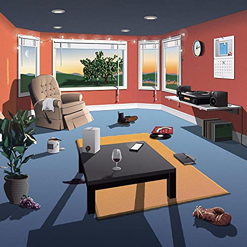 Hippo Campus “Landmark” vinyl album cover: illustrated room interior scene.