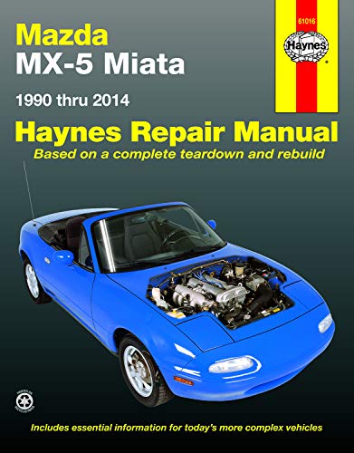 Mazda MX-5 Miata: 1990 to 2014 (Haynes Repair Manual)