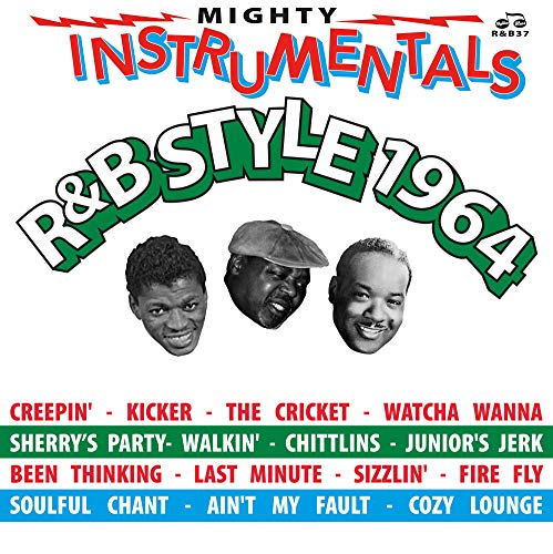 1964 R&B instrumentals vinyl album cover with three musicians’ portraits.