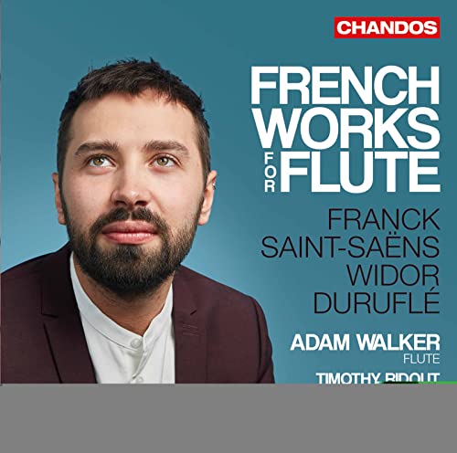 Adam Walker/ridout/baillieu - French Works for Flute (Franck, Saint-Saëns, Widor, Duruflé) [CD]