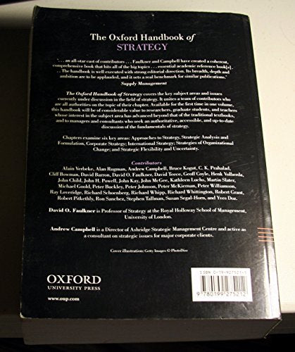 The Oxford Handbook of Strategy : A Strategy Overview and Competitive Strategy