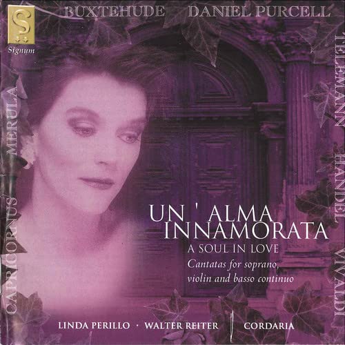 CD cover: portrait of a woman framed by an archway and foliage.