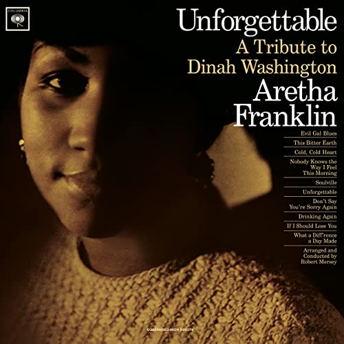 Aretha Franklin - Unforgettable - A Tribute to Dinah Washington [180 gm LP Coloured] [VINYL]