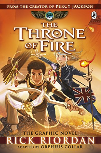 The Throne of Fire: The Graphic Novel (The Kane Chronicles Book 2) (Kane Chronicles Graphic Novels, 2)