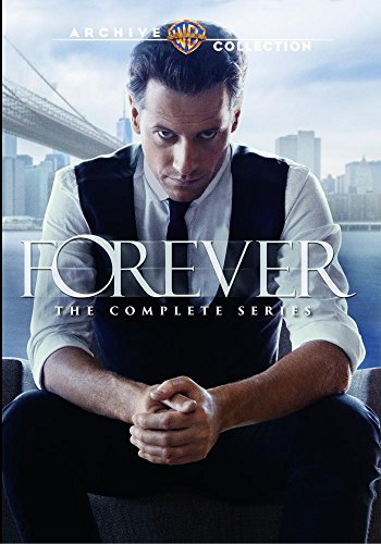DVD cover for "Forever" featuring a man in a suit, city backdrop.