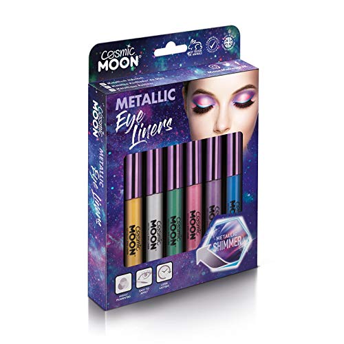 Cosmic Moon - Metallic Eye Liner - 10ml - For mesmerising metallic eye styles - Boxset
