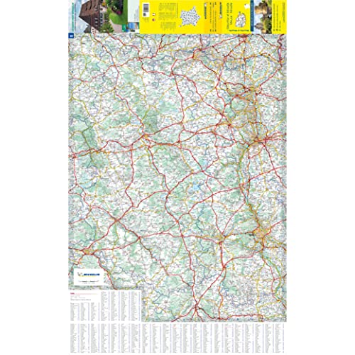 Meurthe et Moselle Meuse Moselle - Michelin Local Map 307 : Map
