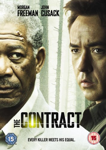 DVD cover featuring close-up portraits of Morgan Freeman and John Cusack.