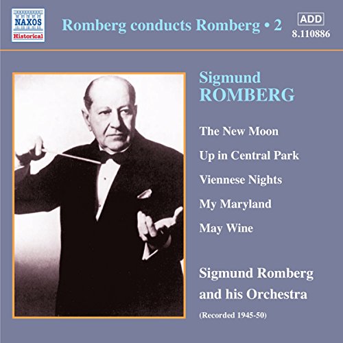 CD cover featuring a portrait of composer Sigmund Romberg with orchestra.