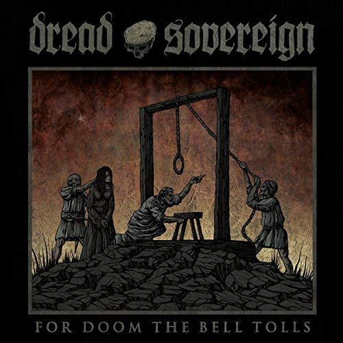 Album cover: dark illustration of a gallows and figures in a landscape.