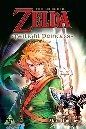 Manga cover featuring Link holding the Master Sword, with The Legend of Zelda logo.