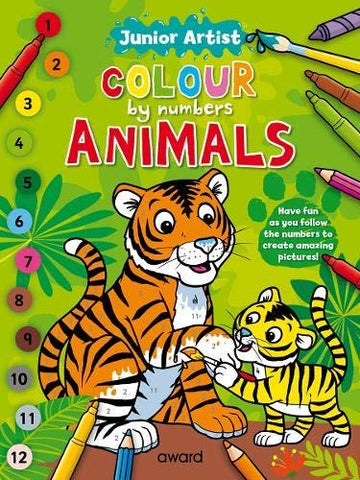 Junior Artist Colour By Numbers: Animals